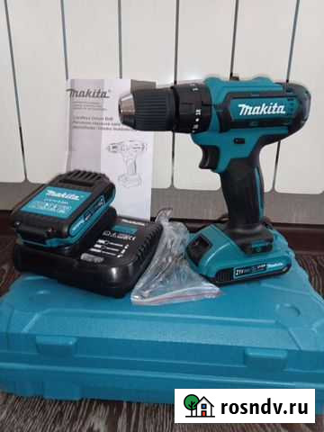 Аккумуляторная дрель- шуруповёрт Макита 21 в Обухово - изображение 1