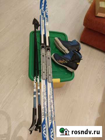 Лыжи беговые детские 150 см Екатеринбург - изображение 1