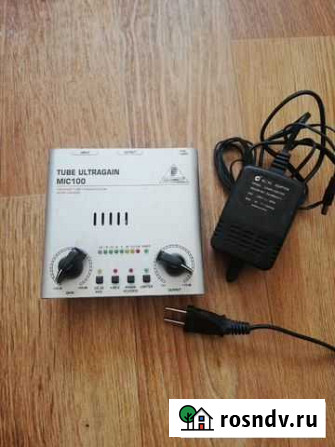 Микрофонный ламповый предуселитель Behringer Tube Саранск - изображение 1