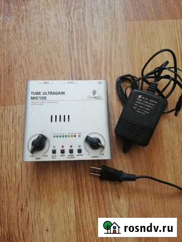 Микрофонный ламповый предуселитель Behringer Tube Саранск - изображение 1