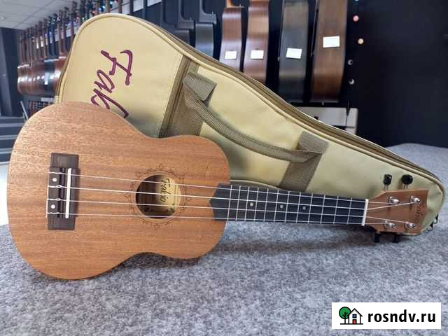 Укулеле Сопрано материал Сапеле + чехол Новое Астрахань - изображение 1