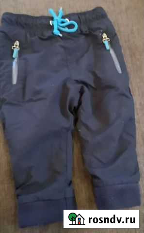 Утепленные брюки для мальчика р. 74 Симферополь - изображение 1