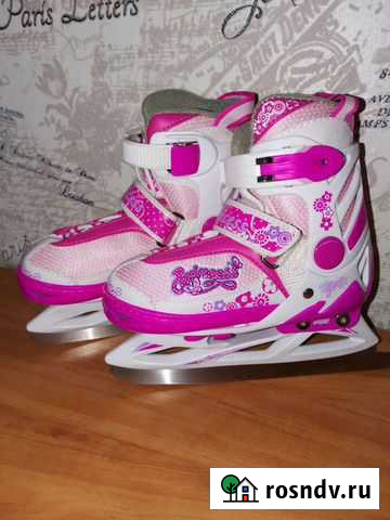 Коньки детские раздвижные 27-30 Богородицк - изображение 1