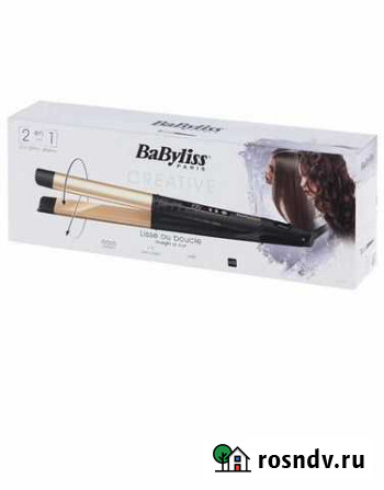 Выпрямитель для волос BaByliss ST440E,черный, золо Липецк - изображение 1