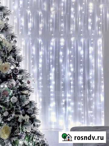 Гирлянда занавес 3/2,5 Омск - изображение 1