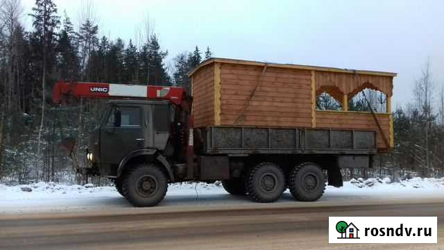 Услуги кран манипулятор вездеход аренда перевозки Великий Новгород - изображение 1