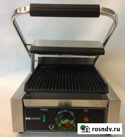 Гриль контактный прижимной пресс HKN-PE22R новый Белгород - изображение 1
