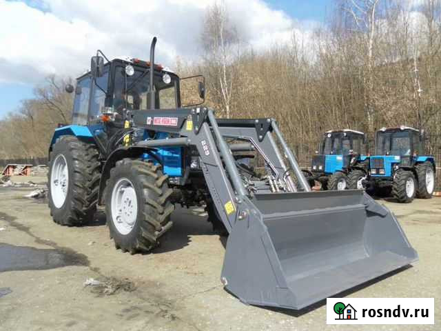 Погрузчик Мтз-82П + телега + бочка + коса + щетка Калуга - изображение 1