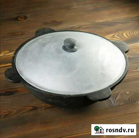 Казан чугунный на 10 литров Кунгур - изображение 1