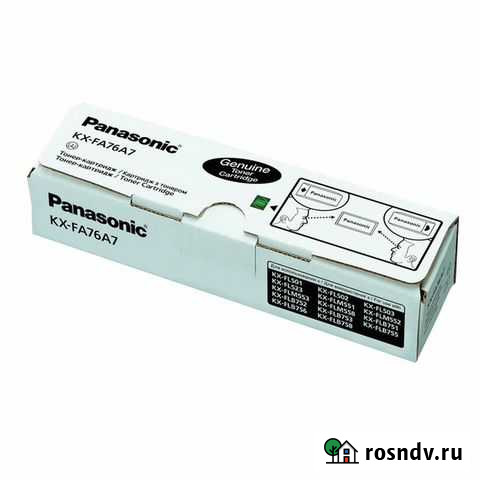 Картридж Panasonic KX-FA76A7 черный Мытищи - изображение 1