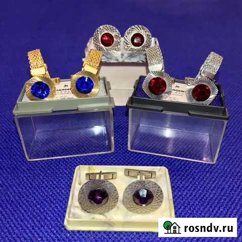 Советские запонки из СССР (новые) за всё Санкт-Петербург - изображение 1