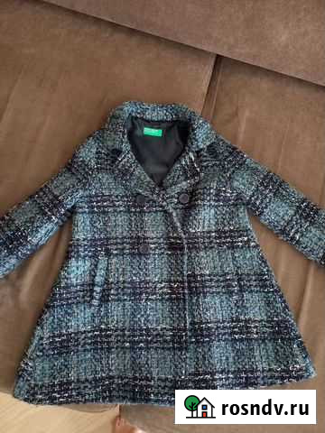 Пальто для девочки benetton Воронеж - изображение 1