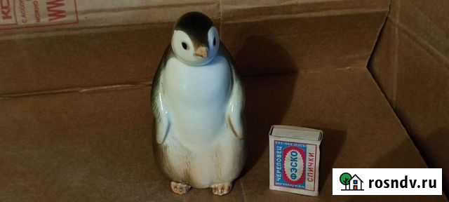 Статуэтка Фарфоровый пингвин лфз Амурск - изображение 1