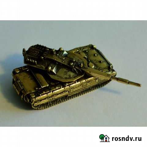 Статуэтка из латуни Танк Армата Симферополь - изображение 1
