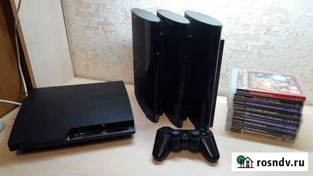 PS3 Slim PRO шита 88 Игр на HDD 700Gb Зея - изображение 1