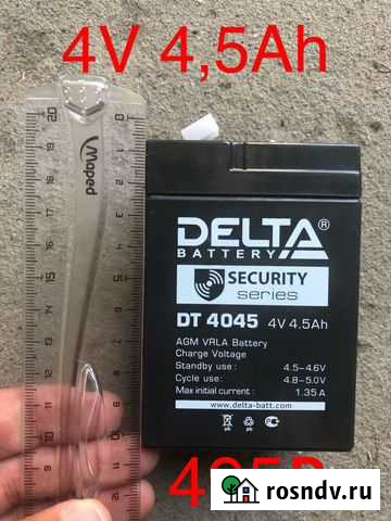 Аккумуляторы 4V delta Волгоград - изображение 1
