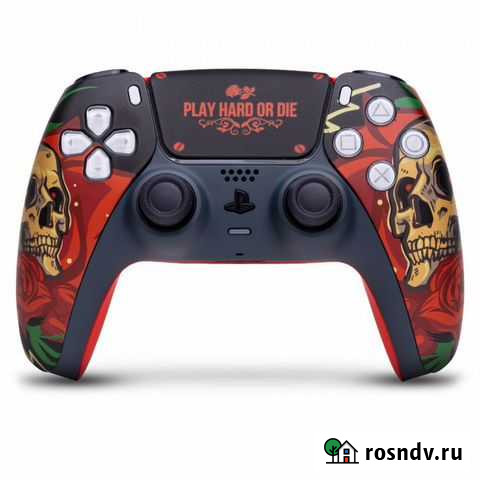 Геймпад PS5 DualSense Rainbo Play Hard Москва - изображение 1