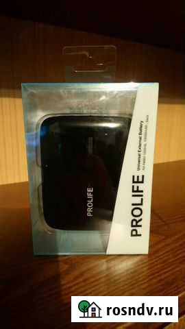 Внешний аккумулятор Prolife PLF-PWB01-10000-BL Новый Оскол - изображение 1