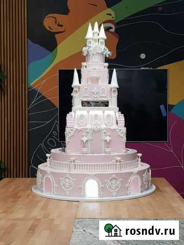 Свадебный торт. Торт замок. Детский торт замок Нижний Тагил - изображение 1