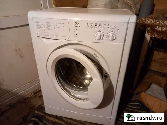 Стиральная машина бу indesit 5кг Абакан - изображение 1