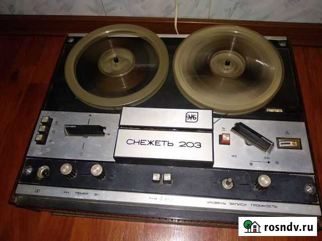 Катушечный магнитофон Снежеть-203 Владимир - изображение 1