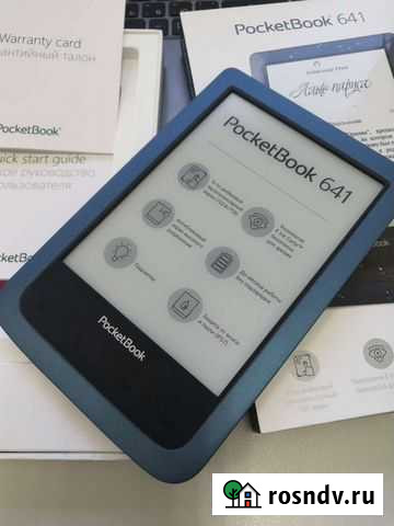 Электронная книга PocketBook 641 Aqua 2 8 гб Москва - изображение 1