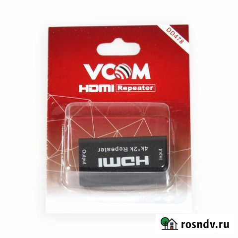 Усилитель (Repeater) hdmi сигнала vcom DD478 до 40 Пермь - изображение 1