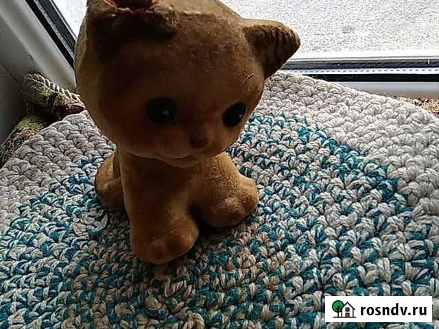 Котёнок 1960 года (германия) и старые мягкие игруш Новороссийск - изображение 1