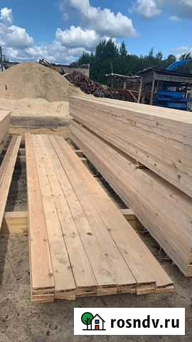 Доска обрезная 25х100 25х150 6м ест.вл хвоя 1-3с Рощино - изображение 1