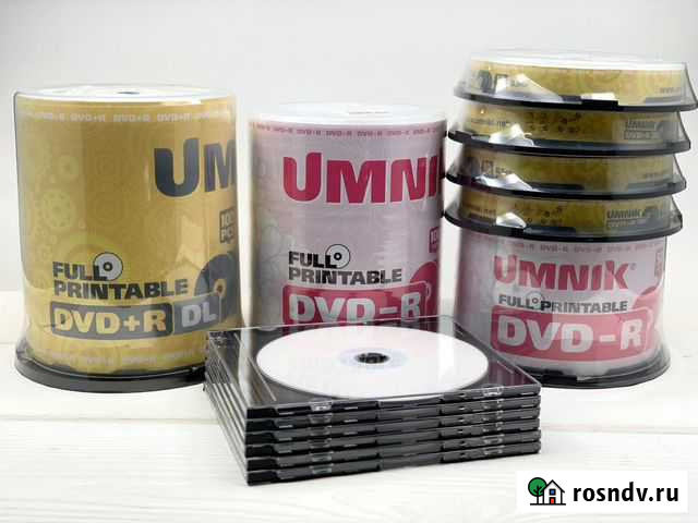 Чистые диски, болванки DVD-R/DVD+R printable Иркутск - изображение 1