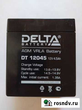 Аккумулятор Delta DT 12045 Тюмень - изображение 1
