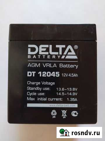 Аккумулятор Delta DT 12045 Тюмень - изображение 1
