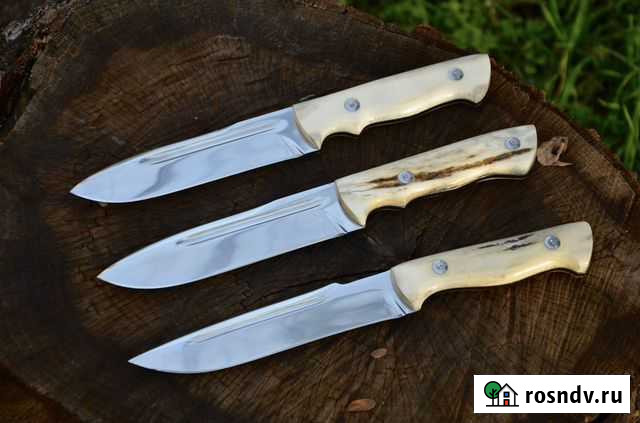 Нож плашка рог лося Грозный - изображение 1