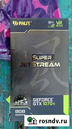 Видеокарта GTX 1070 ti palit jetstream Усолье-Сибирское - изображение 1