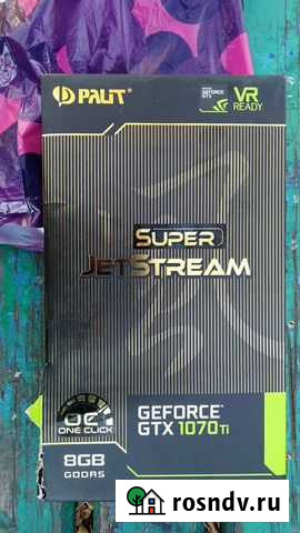 Видеокарта GTX 1070 ti palit jetstream Усолье-Сибирское - изображение 1