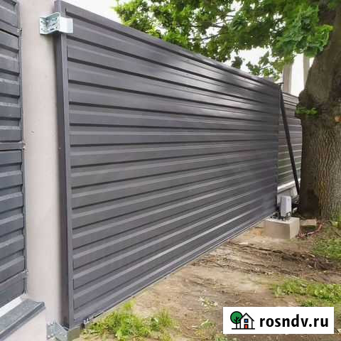 Ворота откатные Александров - изображение 1