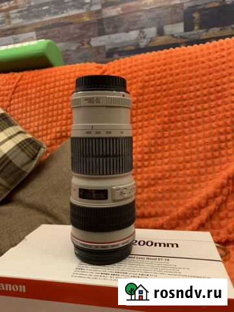 Объектив canon EF 70 - 200 mm f/4L USM Севастополь - изображение 1