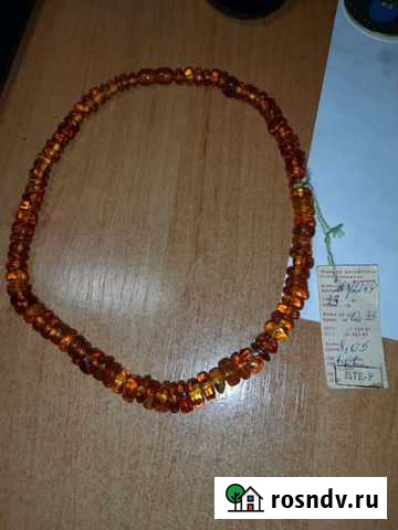 Янтарные бусы новые СССР Армавир - изображение 1