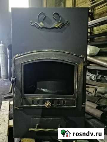 Камин с водяным контуром. Метал 8 мм. 750*600*600 Зыково - изображение 1