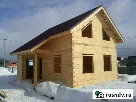 Сруб из проф. бруса 6х8 м. под усадку Пряжа - изображение 1