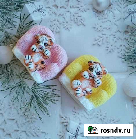 Мыло ручной работы Тигрята Калуга - изображение 1