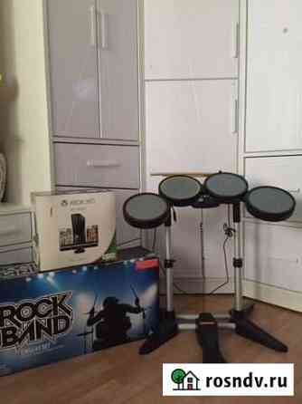 Xbox360(не прошитая) +Игры+Барабан Rock Band+Kinec Брянск