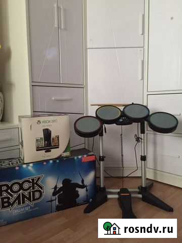 Xbox360(не прошитая) +Игры+Барабан Rock Band+Kinec Брянск - изображение 1