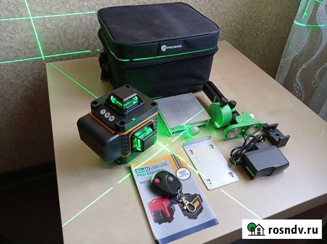 Лазерный уровень (Нивелир) Pracmanu 4D - 16 линий Майкоп - изображение 1