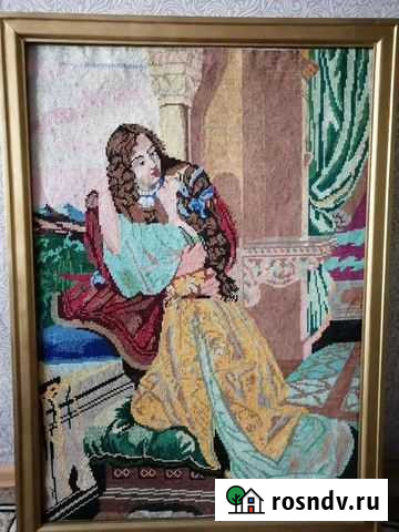 Картина на холсте крестиком Новокузнецк - изображение 1