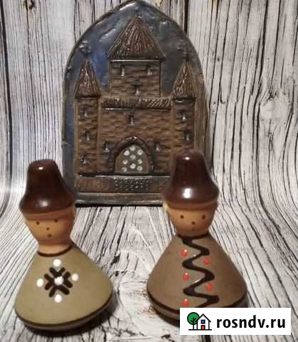 Статуэтка Латыш Латвияс Керамика СССР 8,5 см Малое Верево - изображение 1