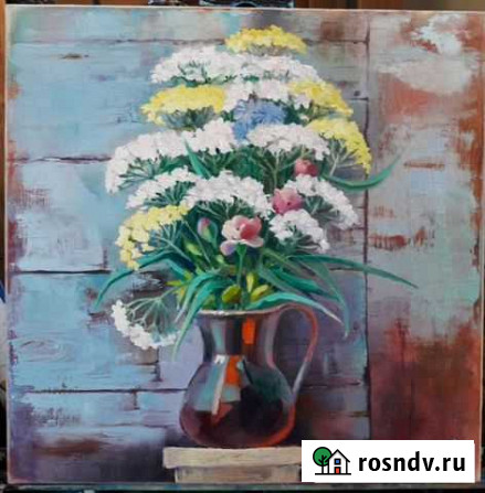 Картина маслом букет Мурино - изображение 1