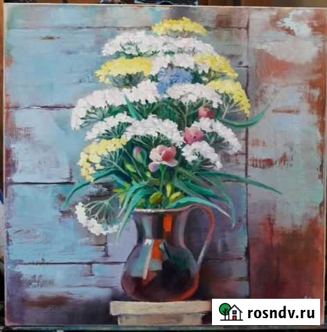 Картина маслом букет Мурино - изображение 1