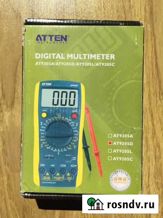 Мультиметр цифровой atten 9205 Нижний Тагил - изображение 1