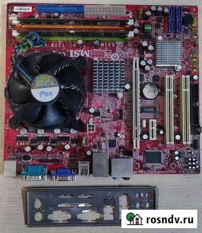 Комплект Core 2 Quad Q6600 +4 Gb DDR2,G31+Ох-е Красноярск - изображение 1